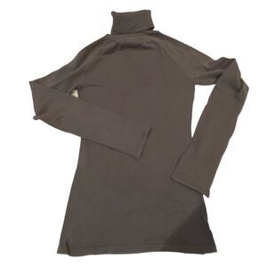1211 Dolce Medium Turtleneck Dark Grey Long Sleeves New